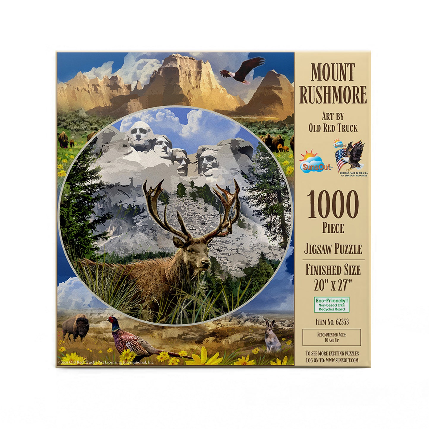 Mount Rushmore 1000 pc  Jigsaw Puzzle 62353
