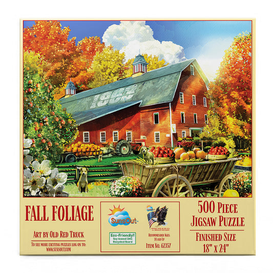Fall Foliage 500 pc  Jigsaw Puzzle 62357