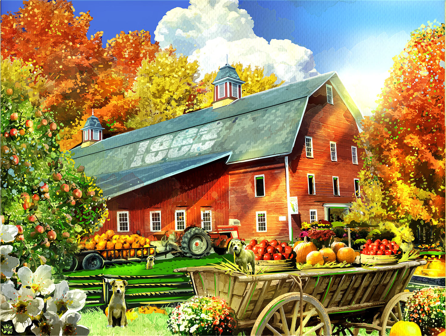 Fall Foliage 500 pc  Jigsaw Puzzle 62357