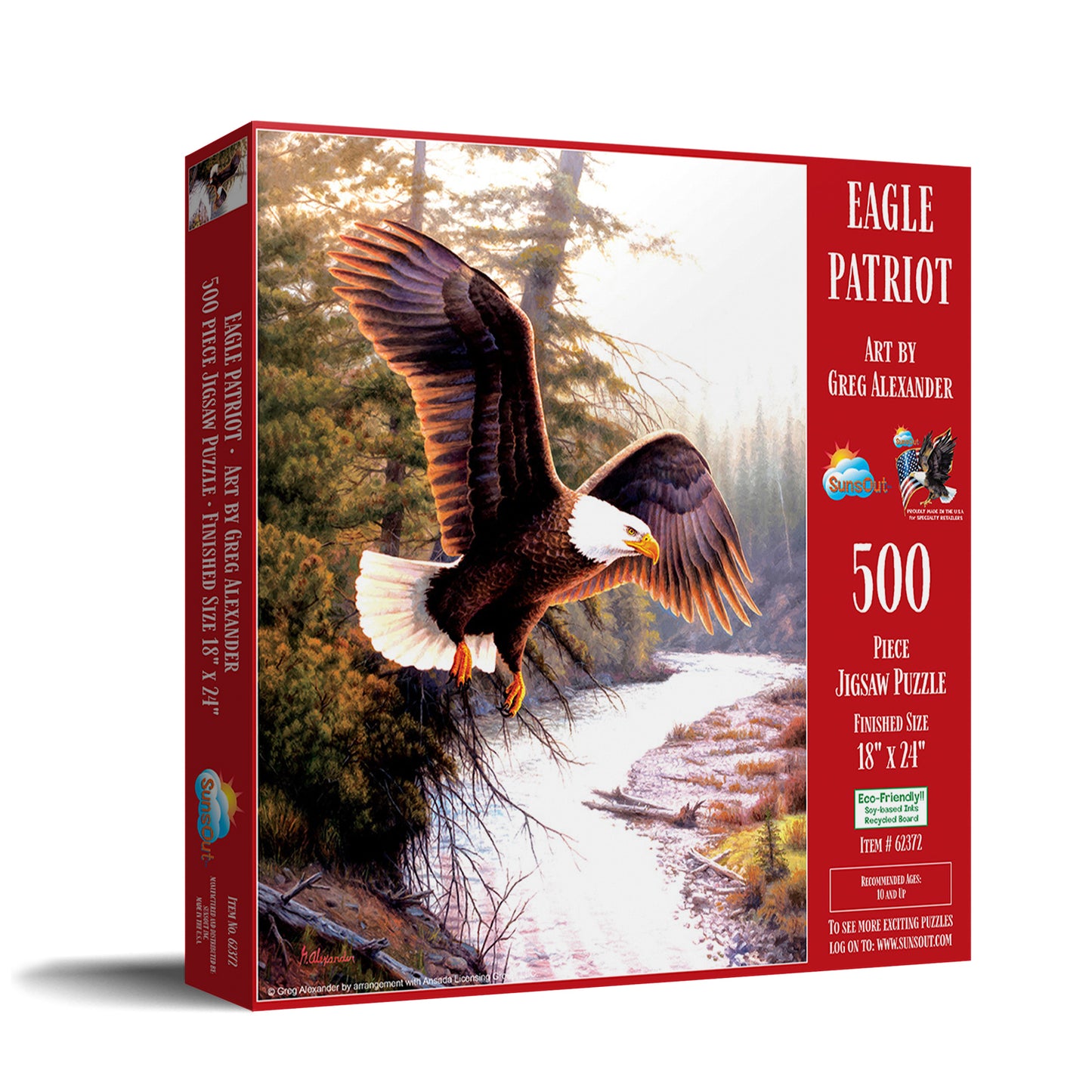 Eagle Patriot 500 pc  Jigsaw Puzzle 62372