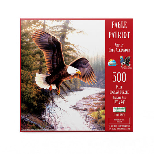 Eagle Patriot 500 pc  Jigsaw Puzzle 62372