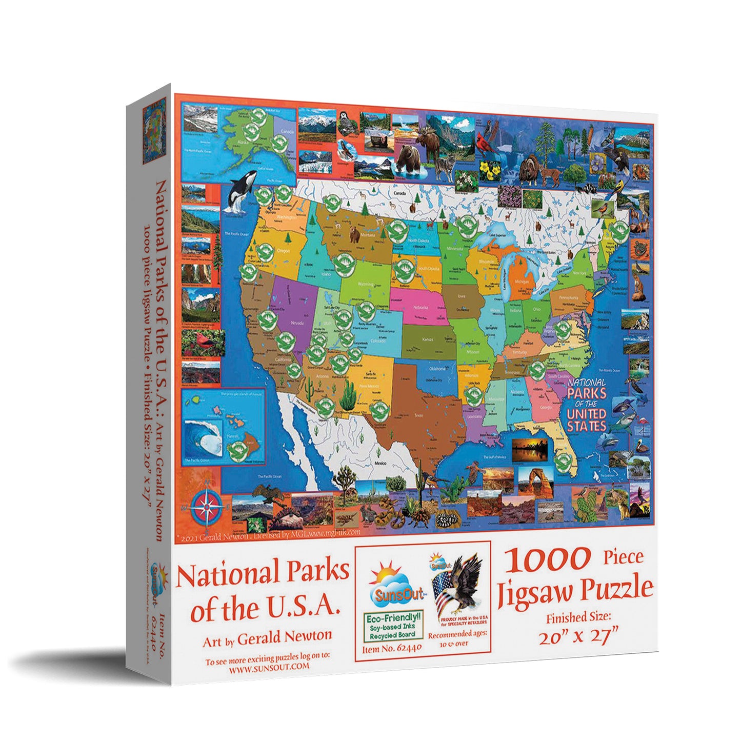 National Parks of the USA 1000 pc  Jigsaw Puzzle 62440
