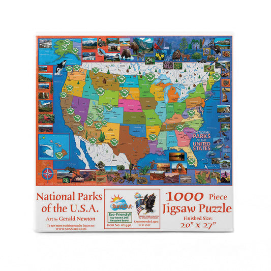 National Parks of the USA 1000 pc  Jigsaw Puzzle 62440