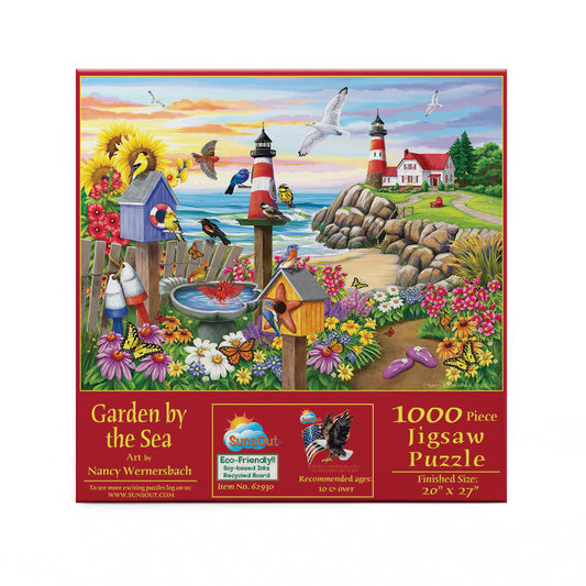 Garden by the Sea 1000 pc  Jigsaw Puzzle 62930