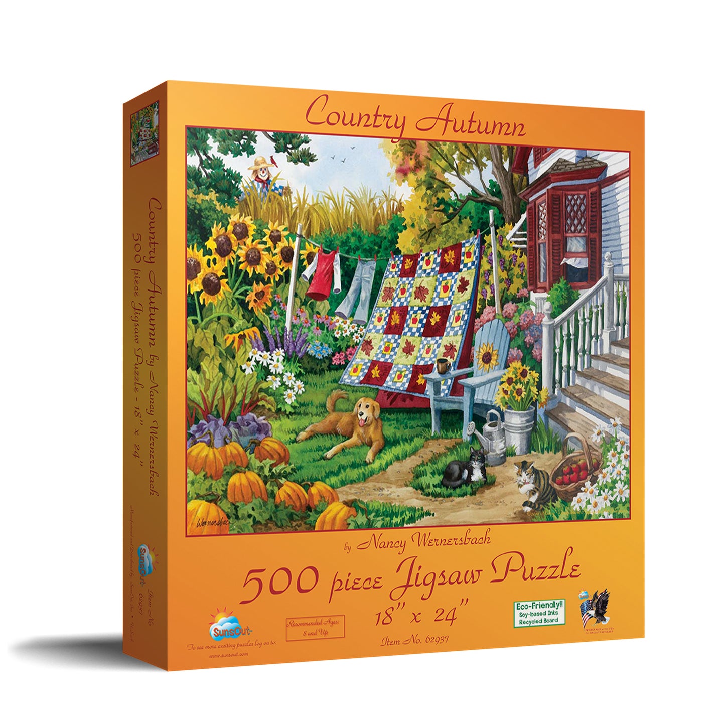 Country Autumn 500 pc  Jigsaw Puzzle 62937
