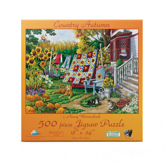 Country Autumn 500 pc  Jigsaw Puzzle 62937