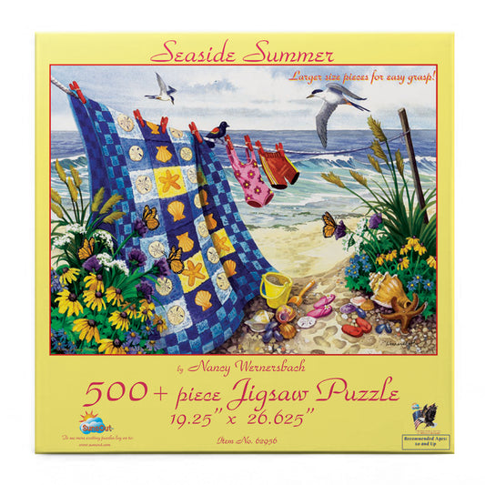 Seaside Summer a 500 pc Large Pieces Jigsaw Puzzle 62956