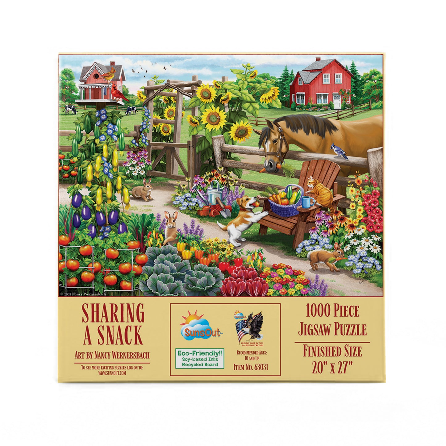 Sharing a Snack 1000 pc  Jigsaw Puzzle 63031