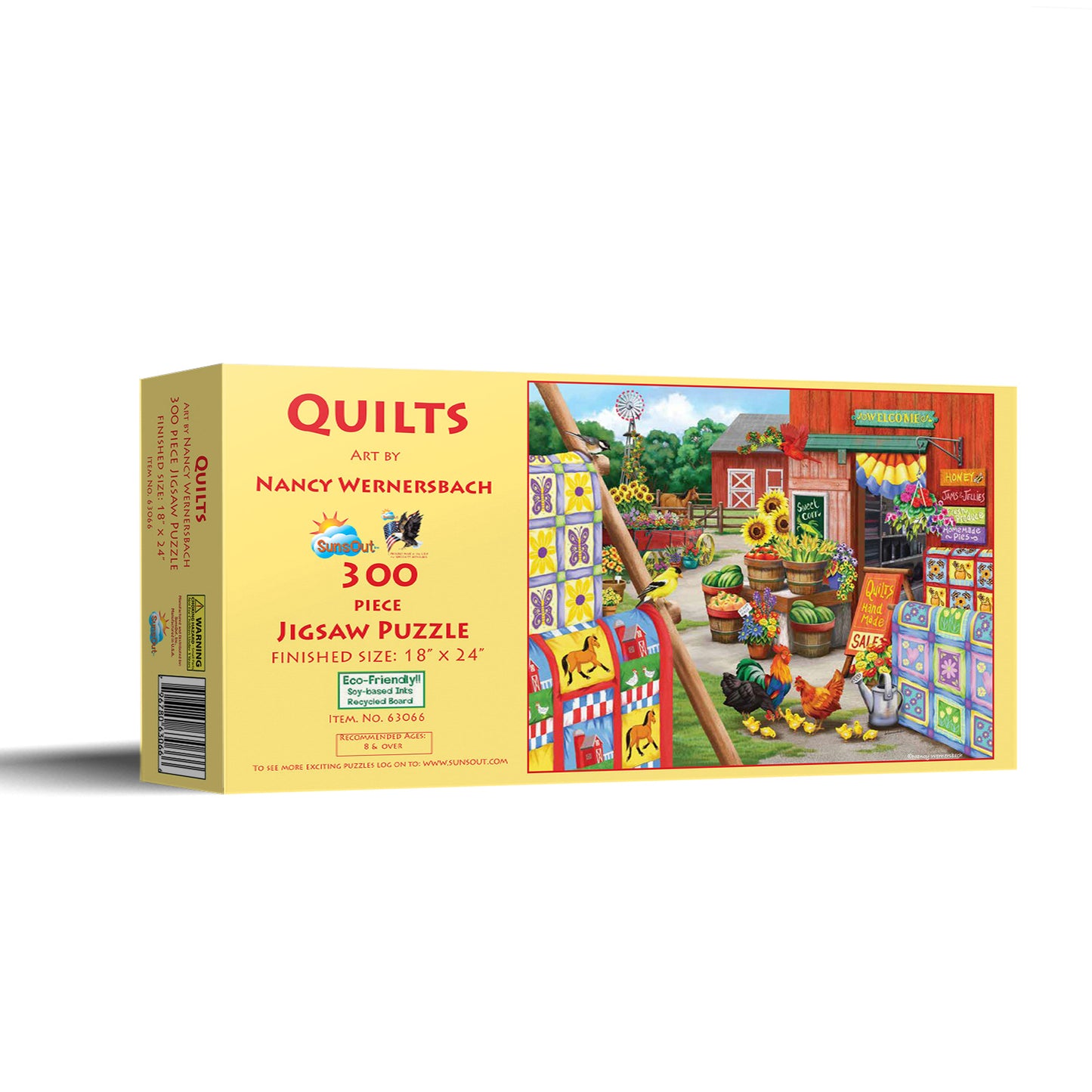 Quilts 300 pc  Jigsaw Puzzle 63066
