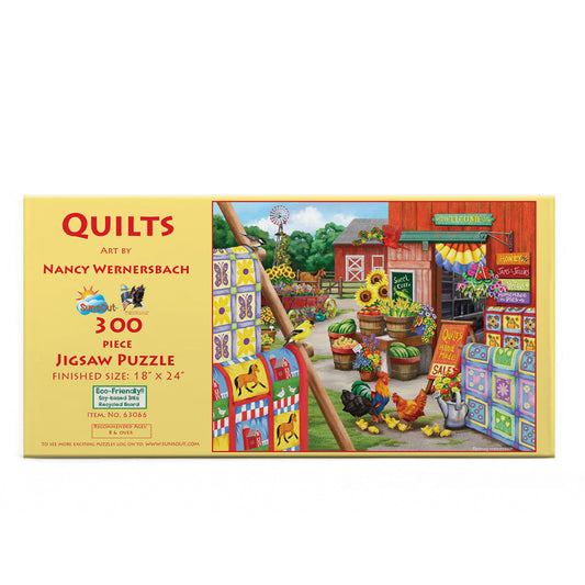Quilts 300 pc  Jigsaw Puzzle 63066
