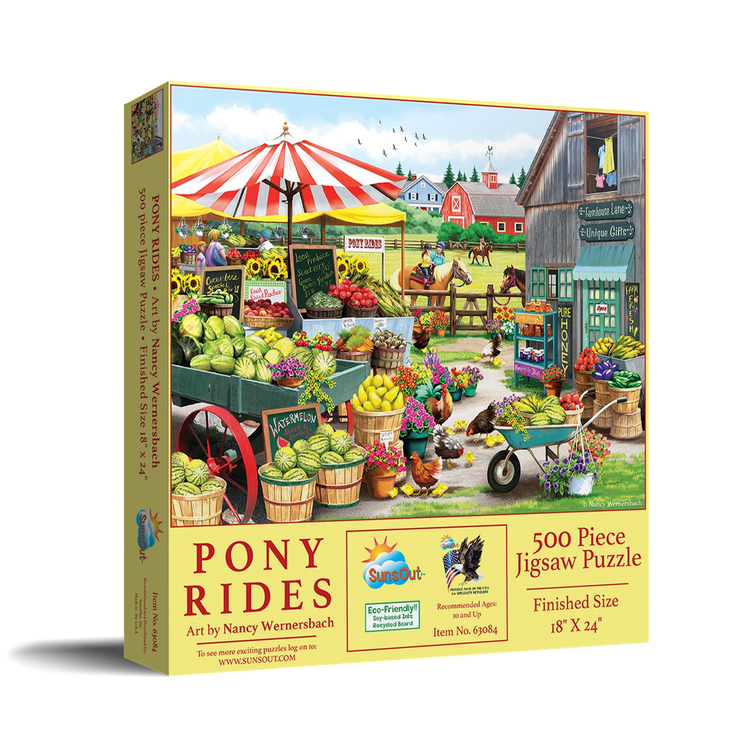 Pony Rides 500 pc  Jigsaw Puzzle 63084