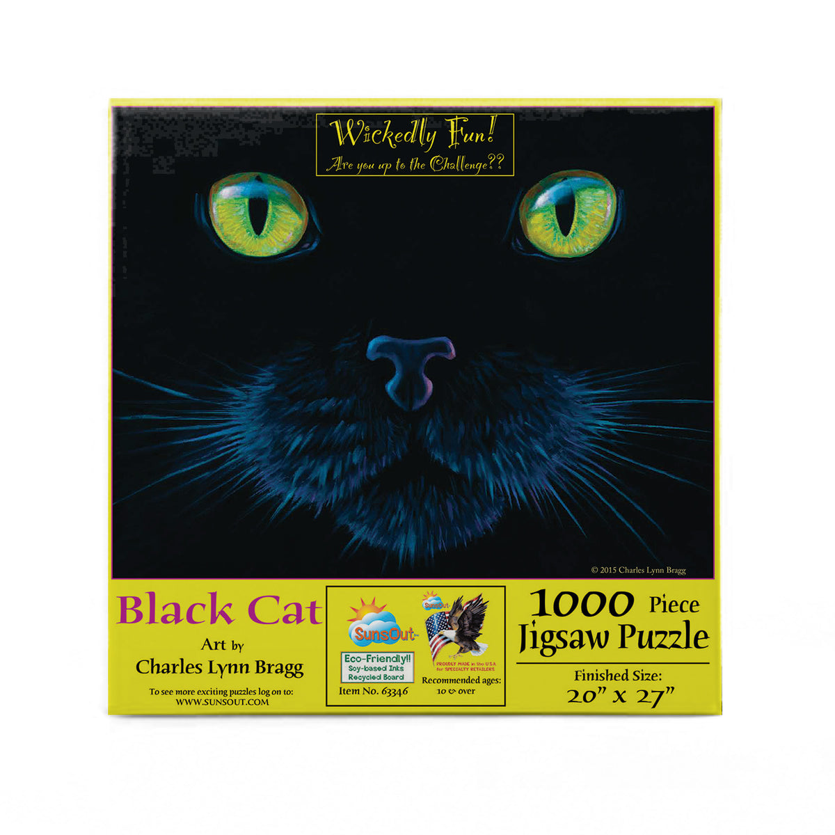 Black Cat 1000 pc  Jigsaw Puzzle 63346