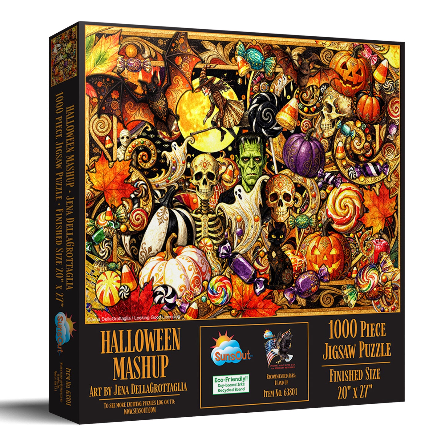 Halloween Mashup 1000 pc  Jigsaw Puzzle 63801