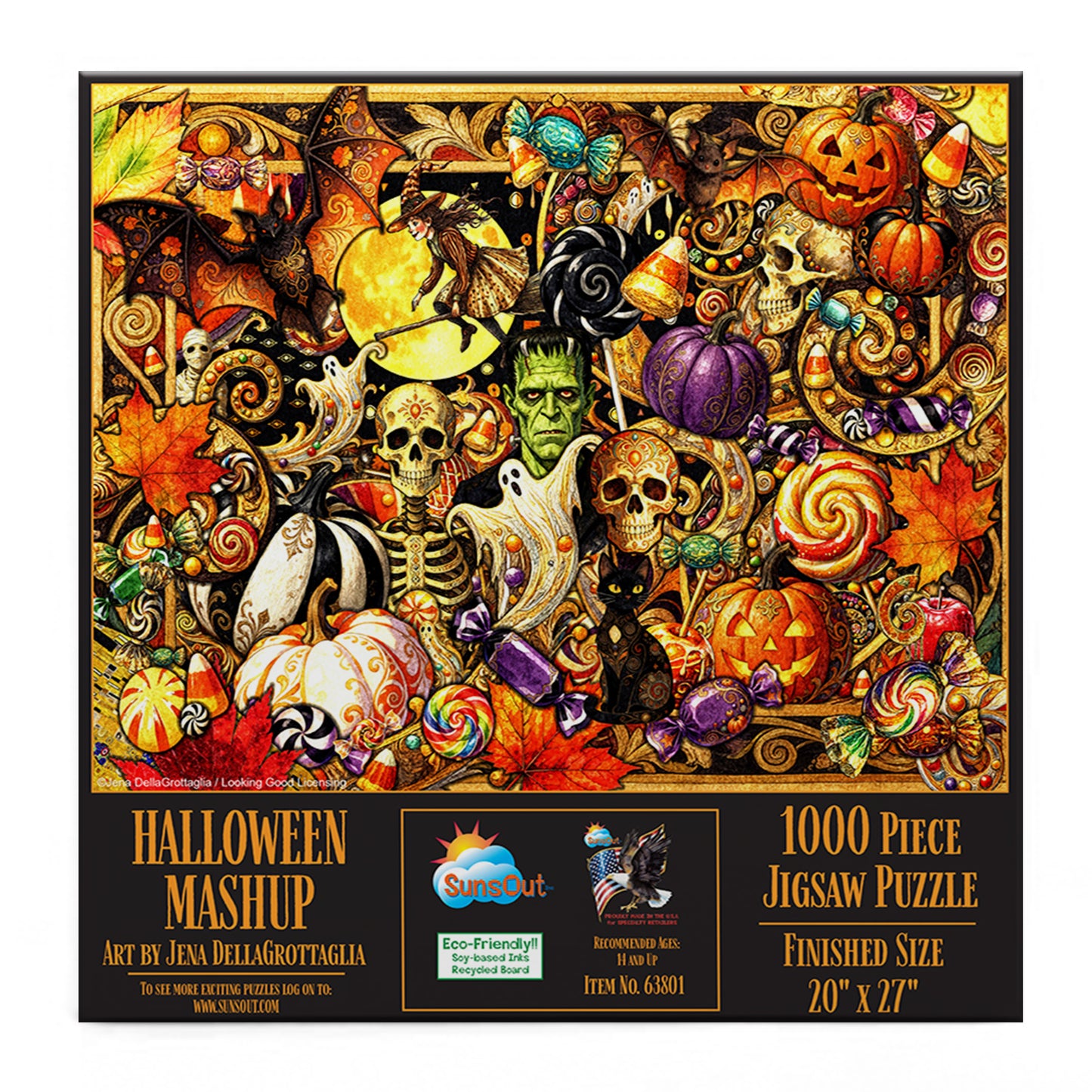Halloween Mashup 1000 pc  Jigsaw Puzzle 63801