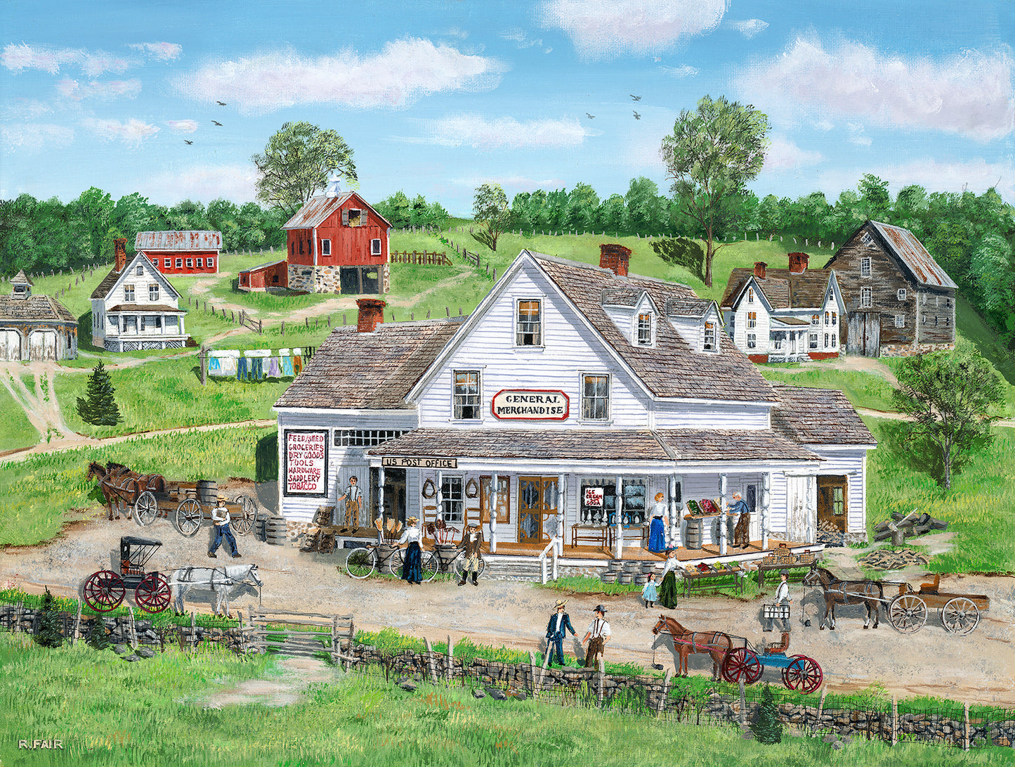 Rural Commerce 500 pc  Jigsaw Puzzle 63806