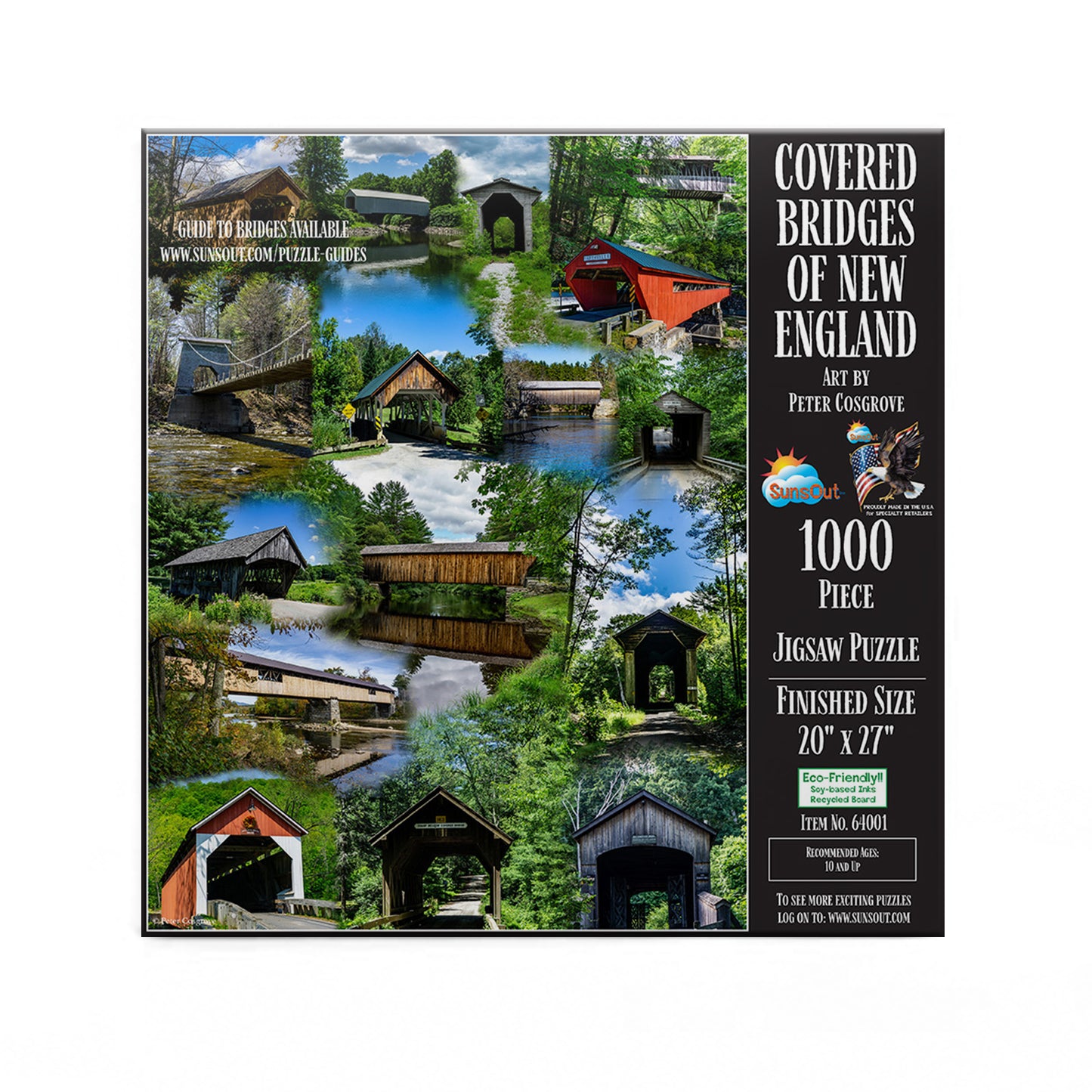 Covered Bridges of New England 1000 pc  Jigsaw Puzzle 64001