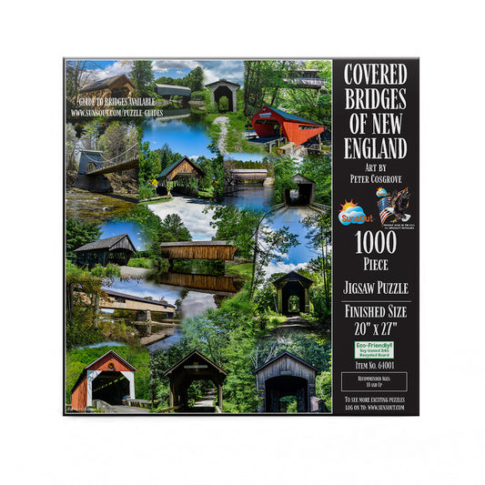 Covered Bridges of New England 1000 pc  Jigsaw Puzzle 64001
