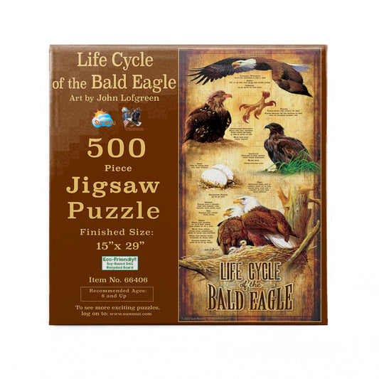 Life Cycle of the Bald Eagle 500 pc  Jigsaw Puzzle 66406