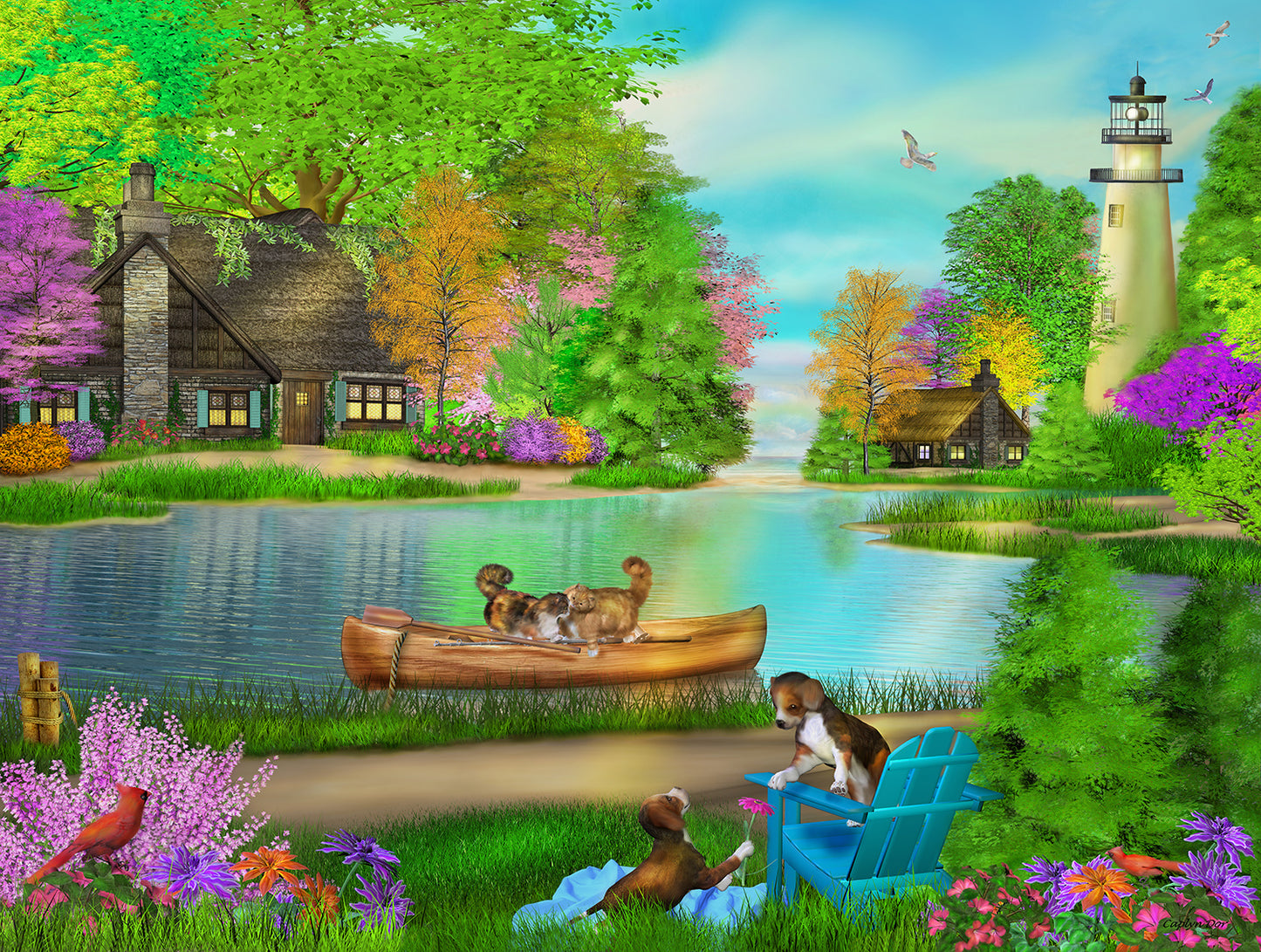 By the Shore 500 pc  Jigsaw Puzzle 66515