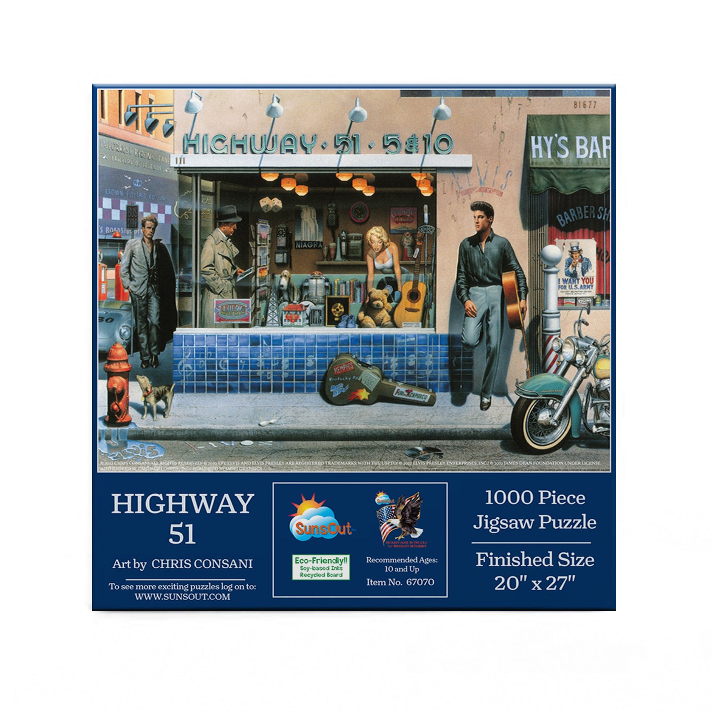 Highway 51 1000 pc  Jigsaw Puzzle 67070