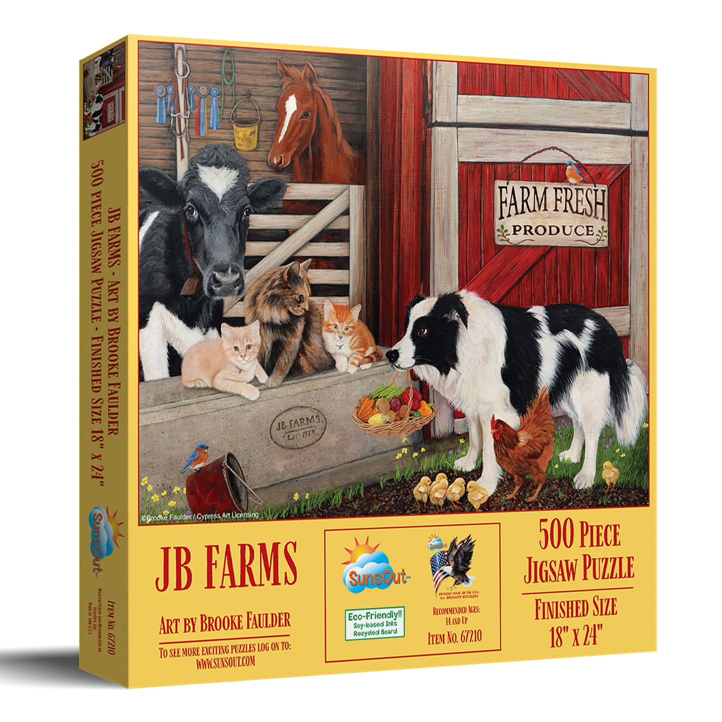 JB Farms 500 pc  Jigsaw Puzzle 67210