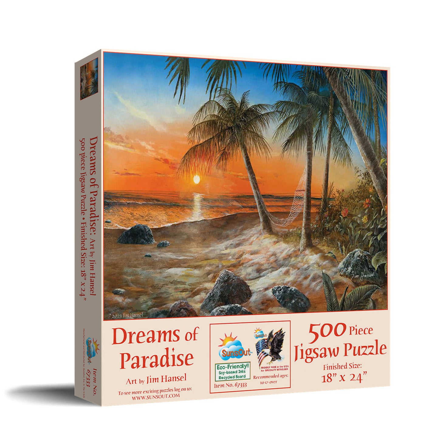 Dreams of Paradise 500 pc  Jigsaw Puzzle 67333