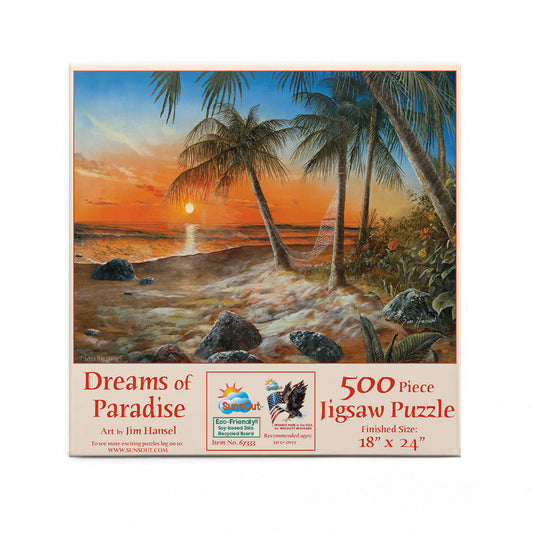 Dreams of Paradise 500 pc  Jigsaw Puzzle 67333