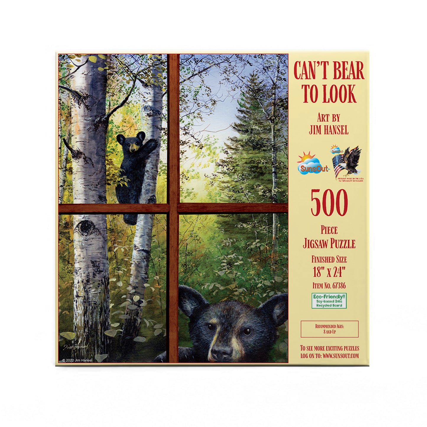 Can't Bear to Look 500 pc  Jigsaw Puzzle 67386