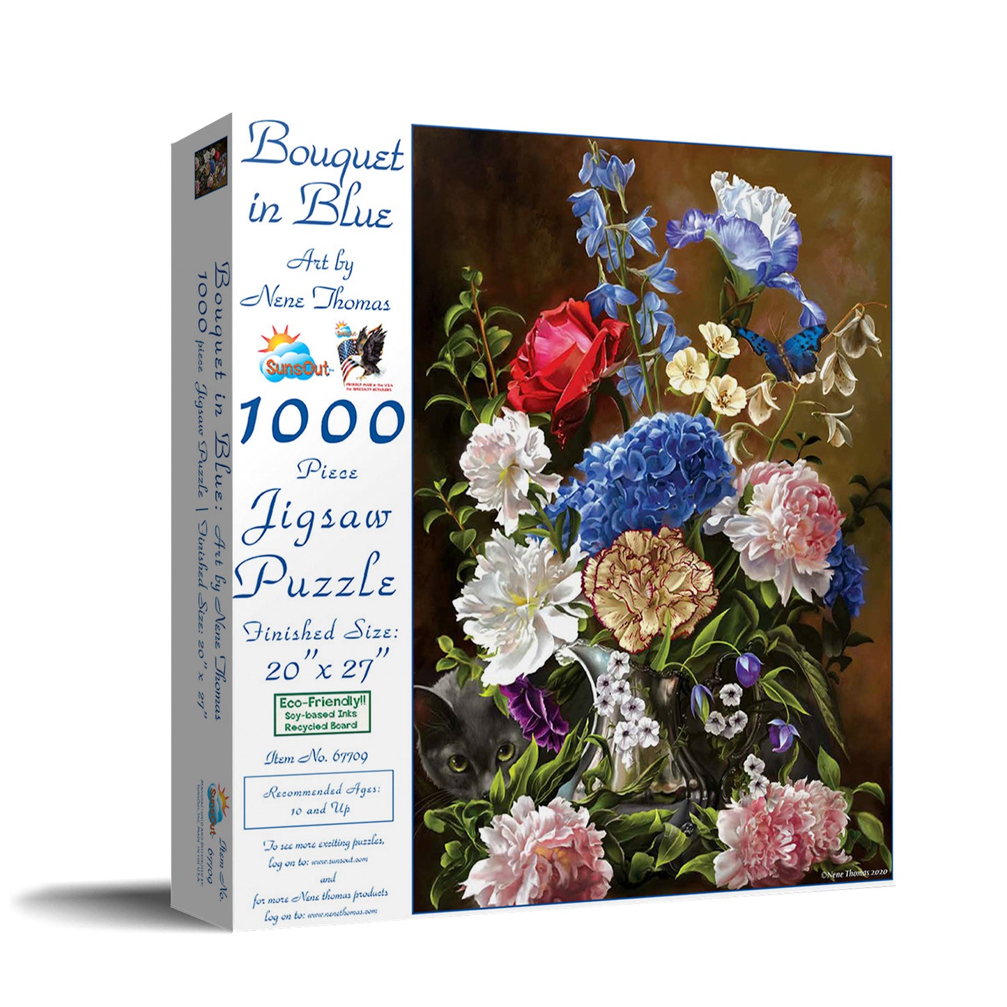 Bouquet in Blue 1000 pc  Jigsaw Puzzle 67709