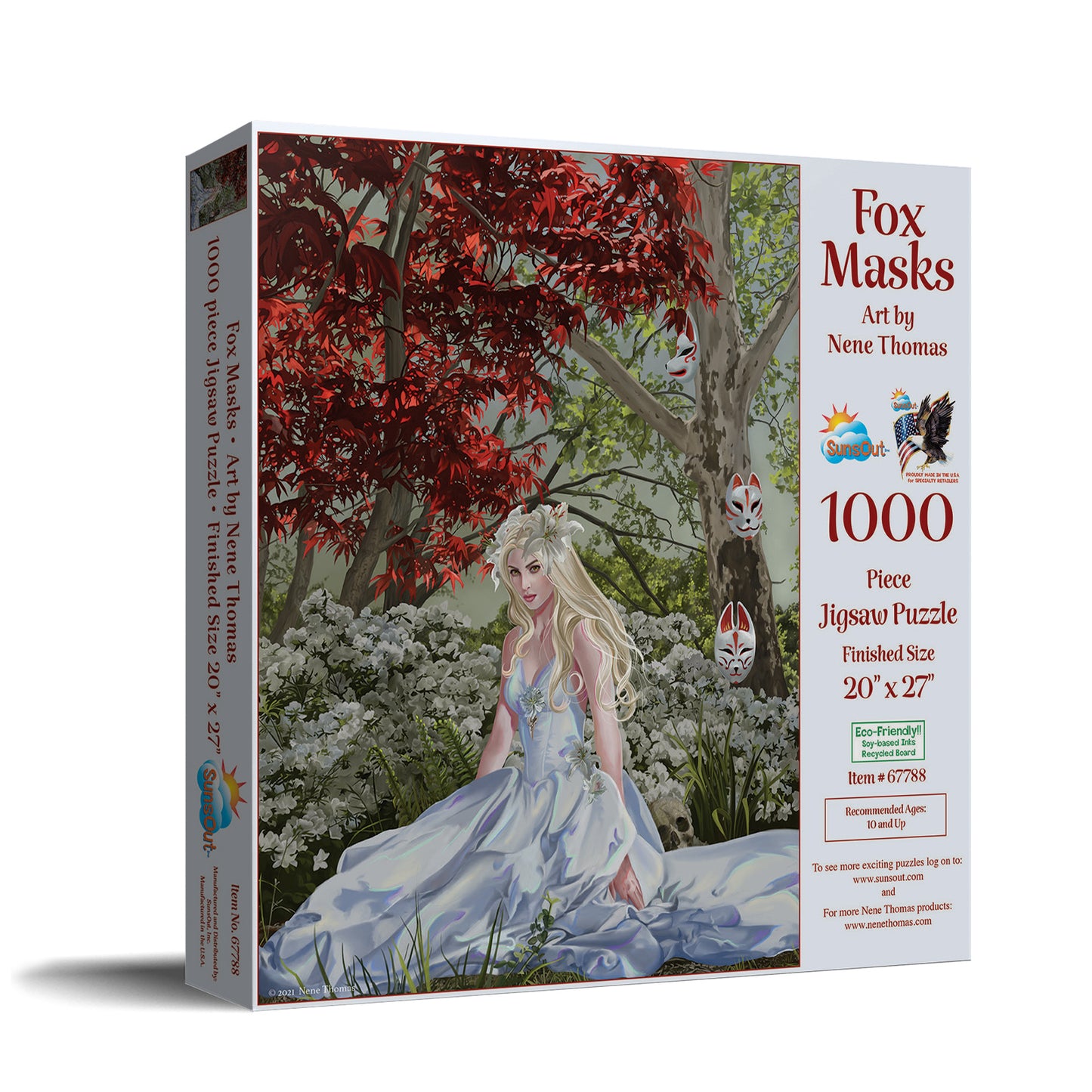 Fox Masks 1000 pc  Jigsaw Puzzle 67788