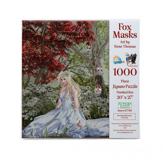 Fox Masks 1000 pc  Jigsaw Puzzle 67788