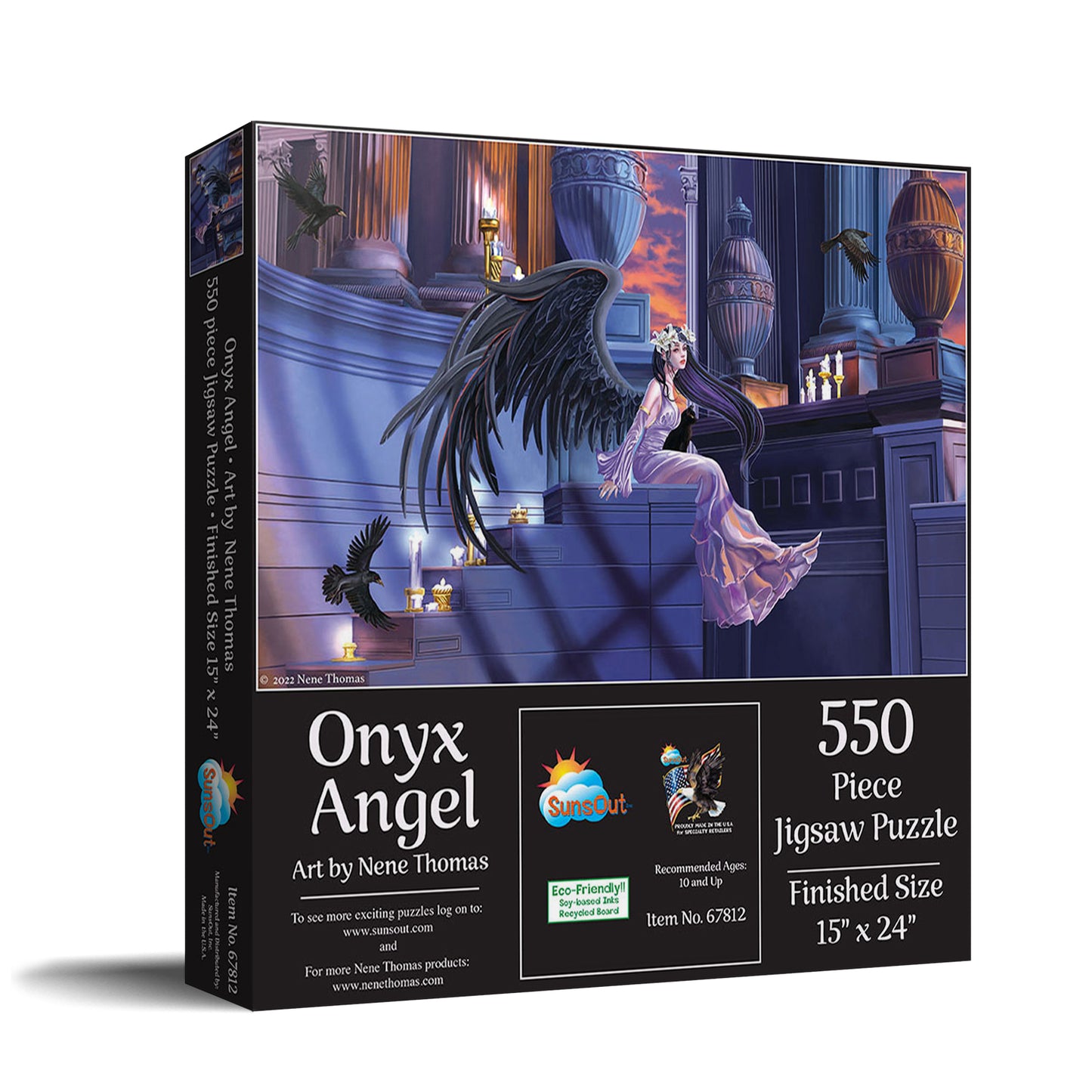 Onyx Angel 550 pc  Jigsaw Puzzle 67812