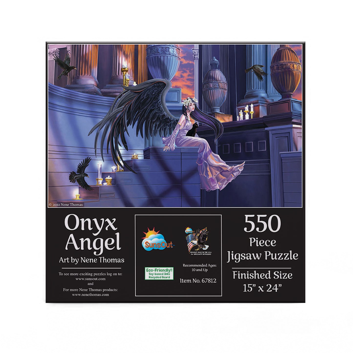 Onyx Angel 550 pc  Jigsaw Puzzle 67812