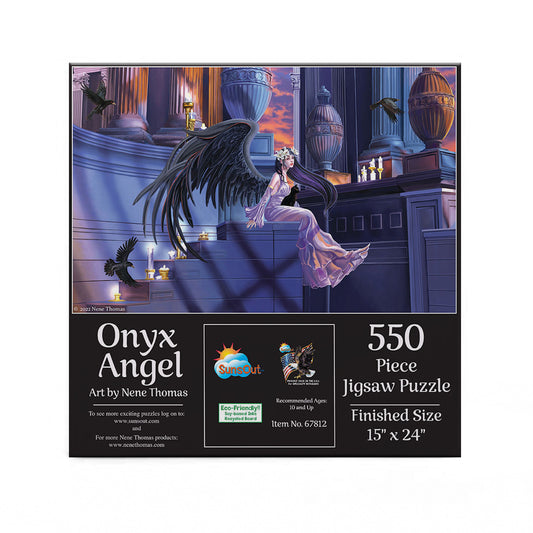 Onyx Angel 550 pc  Jigsaw Puzzle 67812