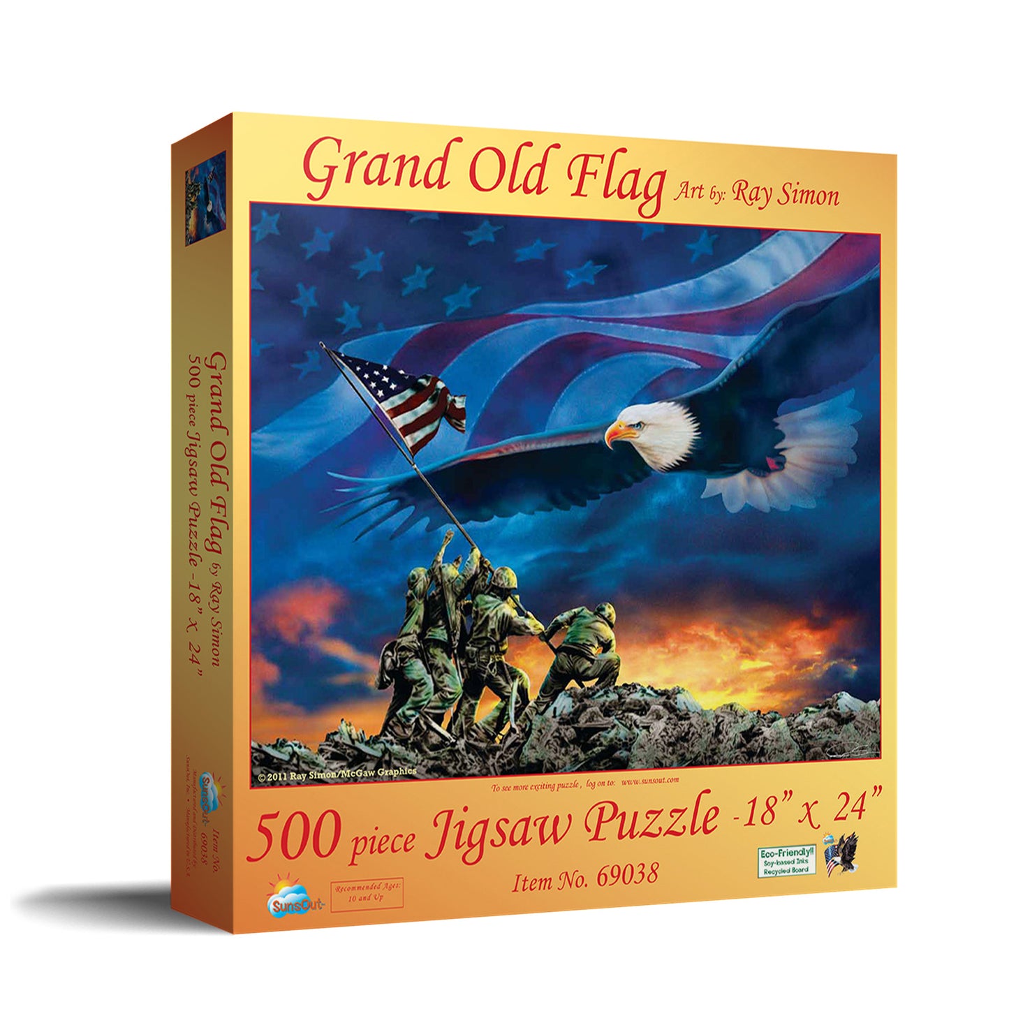 Grand Old Flag 500 pc  Jigsaw Puzzle 69038