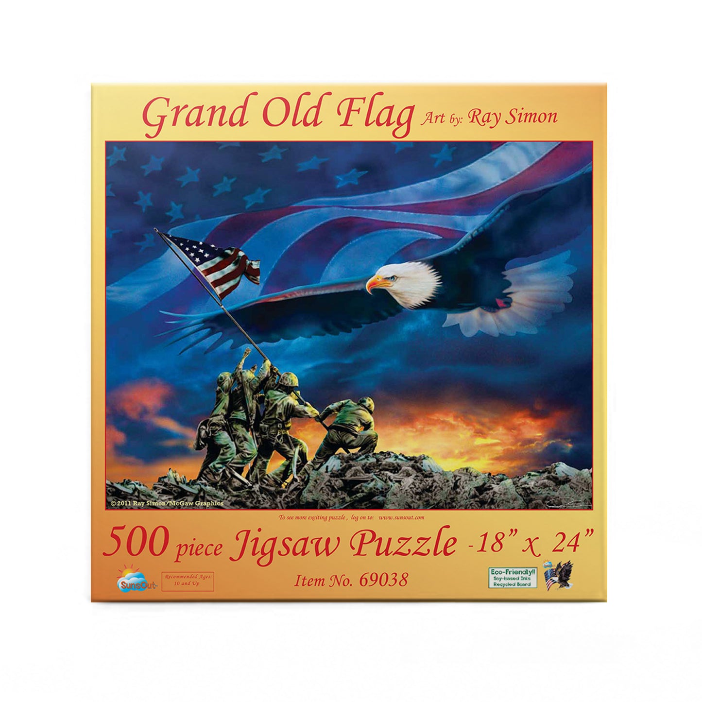 Grand Old Flag 500 pc  Jigsaw Puzzle 69038