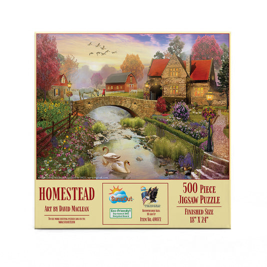 Homestead 500 pc  Jigsaw Puzzle 69072