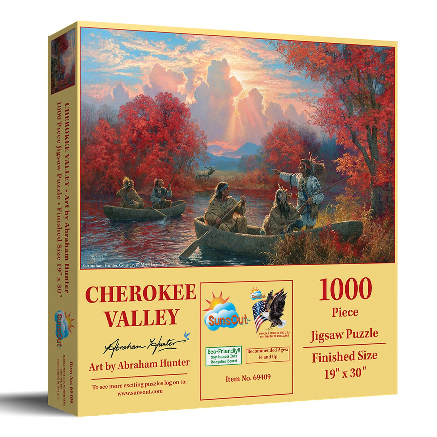 Cherokee Valley 1000 pc  Jigsaw Puzzle 69409