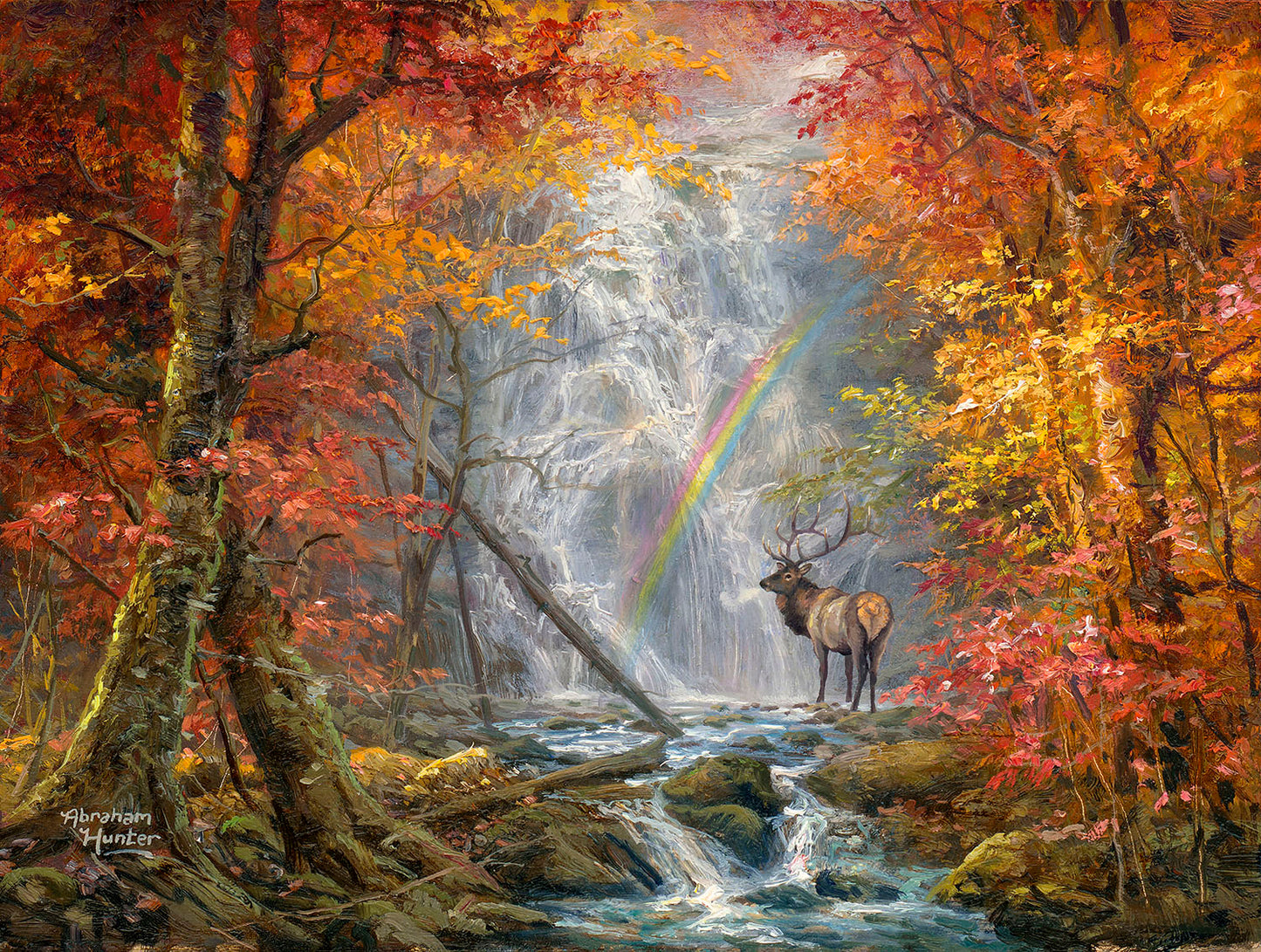 Wapiti Falls 500 pc  Jigsaw Puzzle 69425