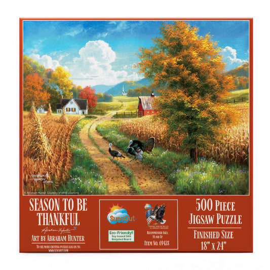 A Season to be Thankful 500 pc  Jigsaw Puzzle 69428