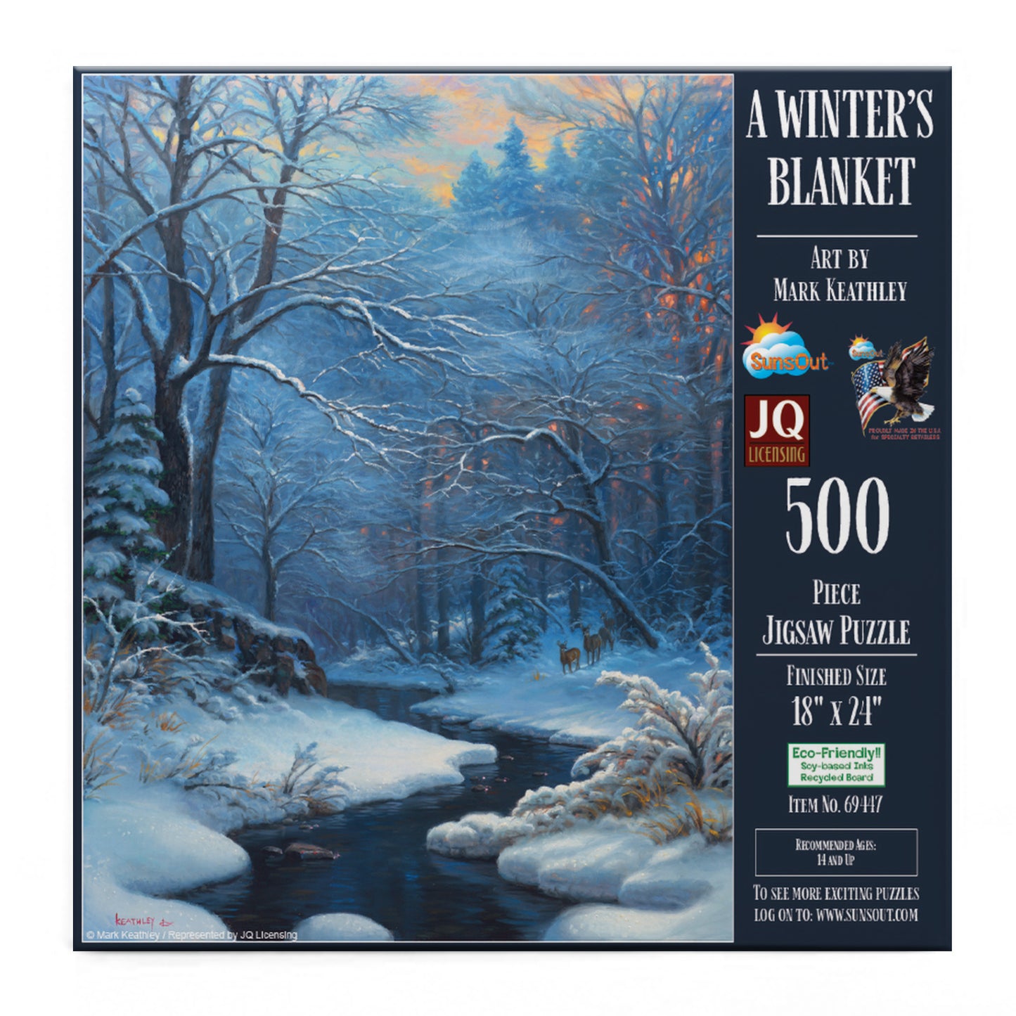 A Winters Blanket 500 pc  Jigsaw Puzzle 69447