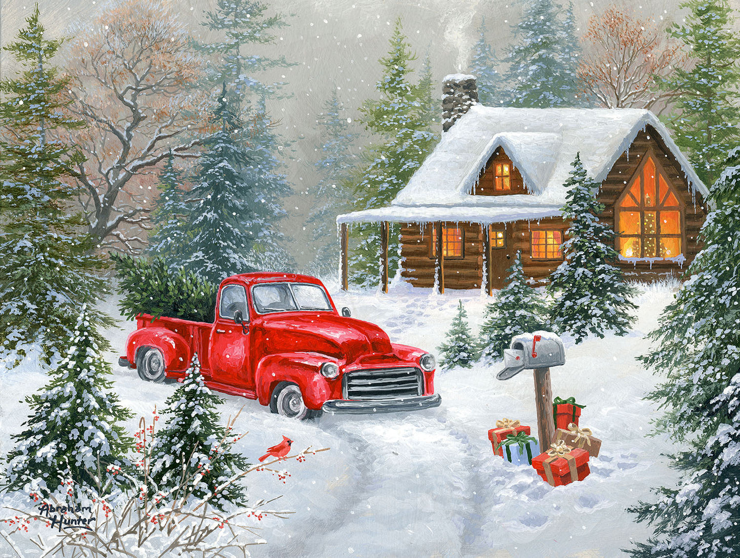 Christmas Tree Cabin 500 pc  Jigsaw Puzzle 69454