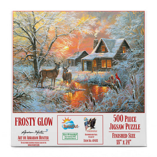 Frosty Glow 500 pc  Jigsaw Puzzle 69481