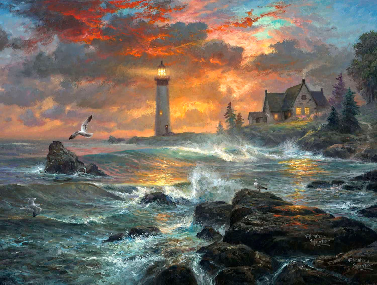 Seaside Light 300 pc  Jigsaw Puzzle 69518