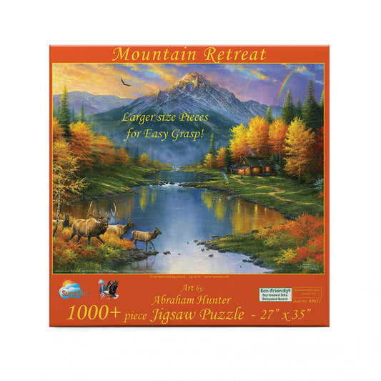 Mountain Retreat 1000 pc Large Pieces Jigsaw Puzzle 69611