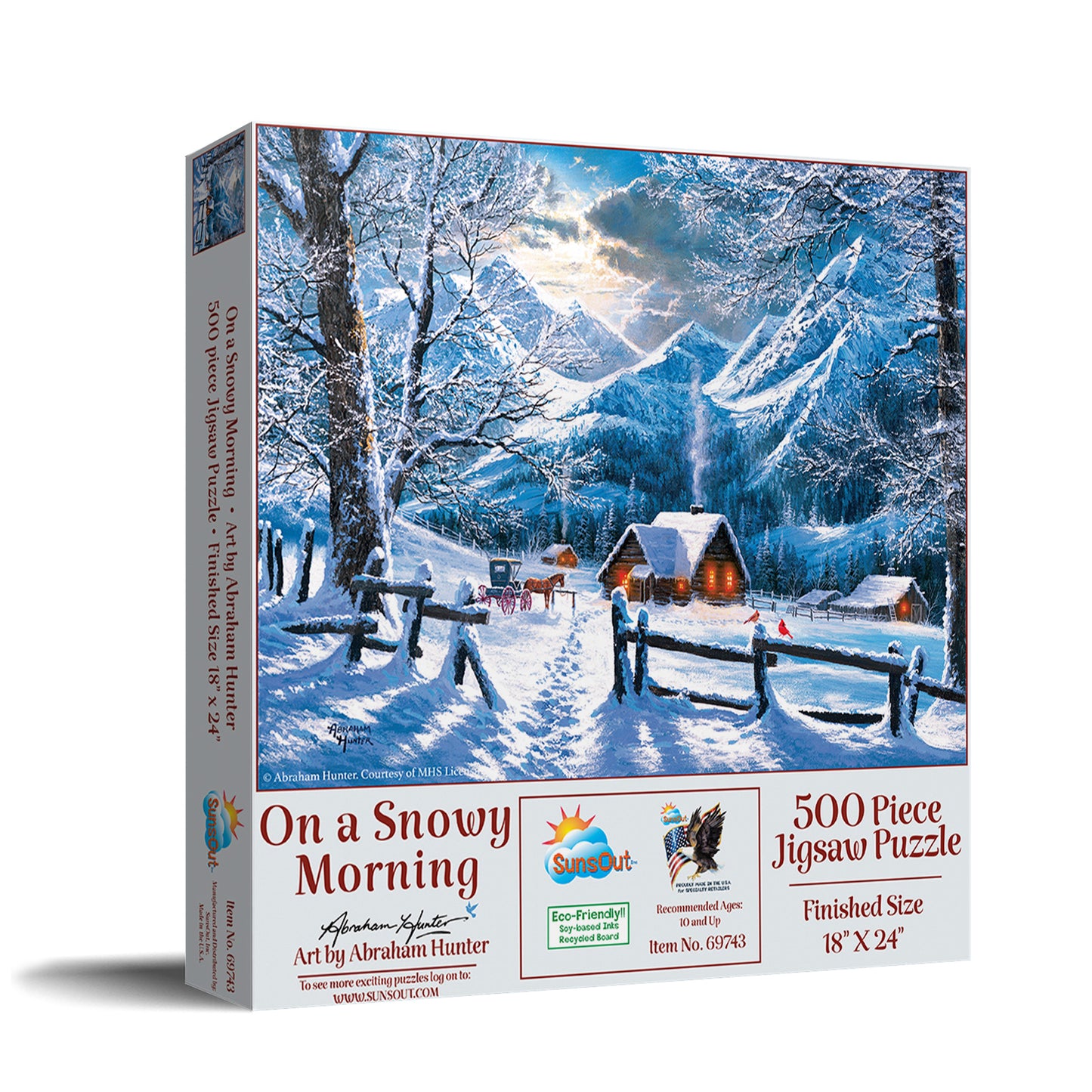 On a Snowy Morning 500 pc  Jigsaw Puzzle 69743