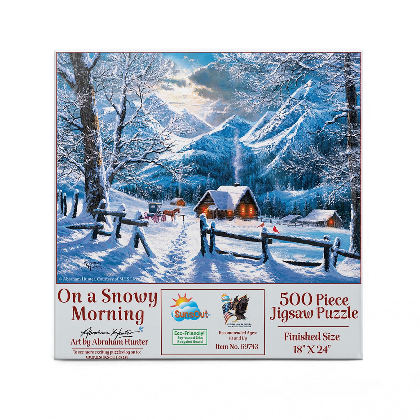 On a Snowy Morning 500 pc  Jigsaw Puzzle 69743