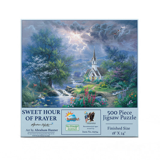 Sweet Hour of Prayer 500 pc  Jigsaw Puzzle 69754