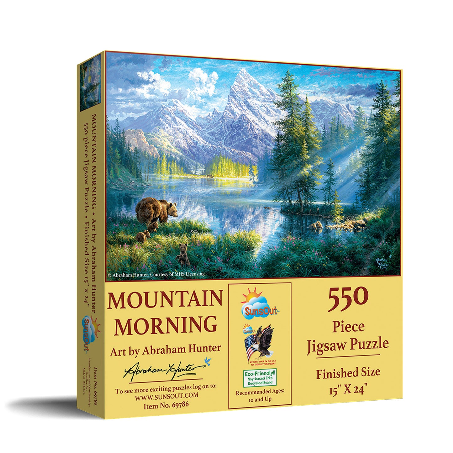 Mountain Morning 550 pc  Jigsaw Puzzle 69786