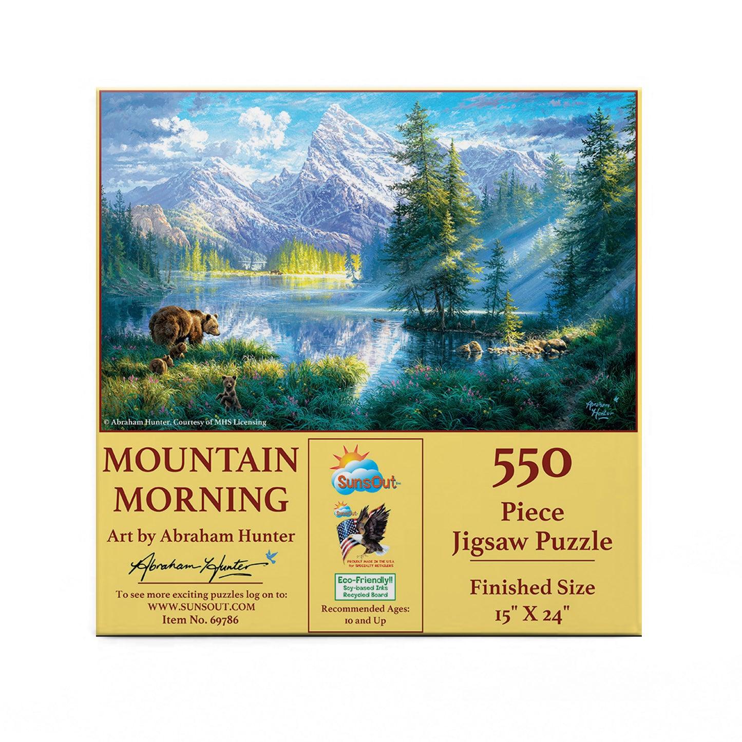 Mountain Morning 550 pc  Jigsaw Puzzle 69786